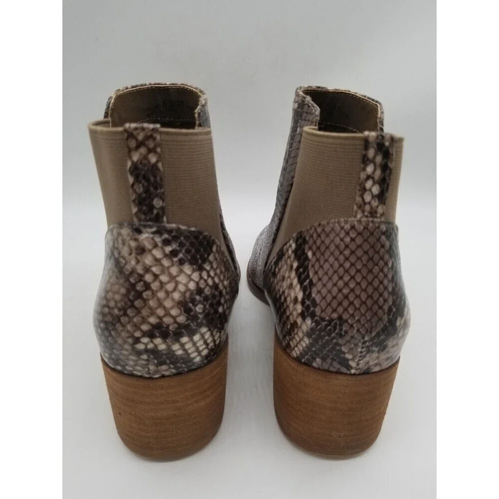 Chinese Laundry Womens Finn Brown Block Heel‎ Ankle Booties Size 6.5